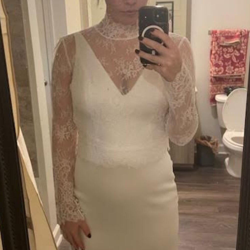 High Neck Wedding Topper